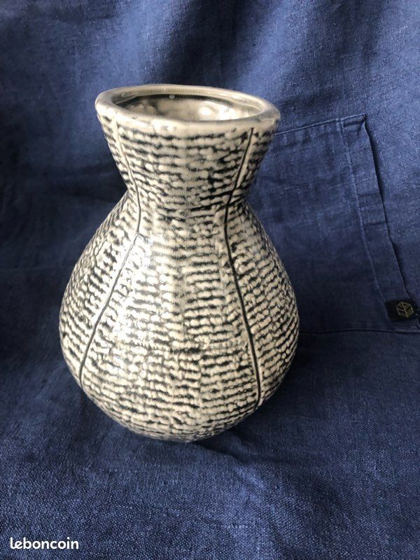 Vase vintage gris (image 2)