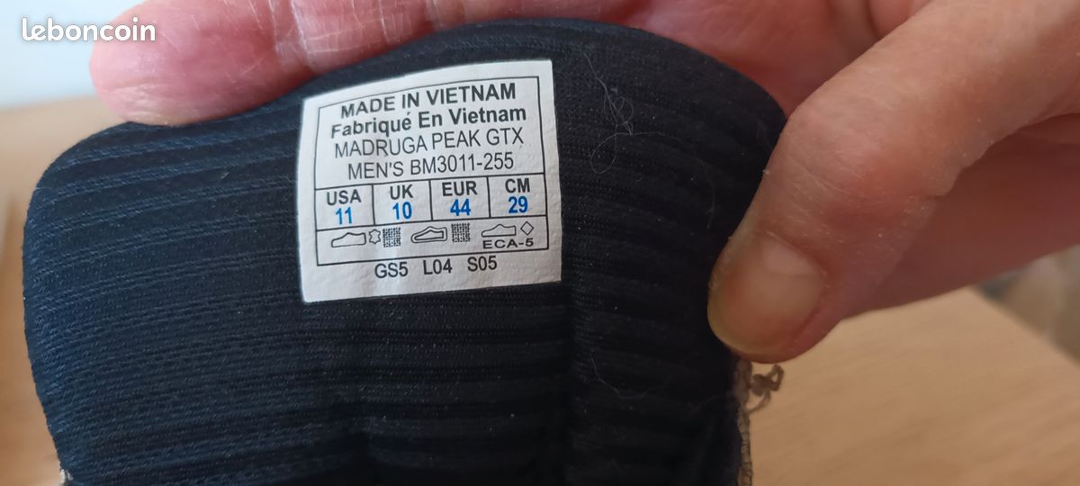 Chaussure de Randonnée Gore Tex Taille 44 (image 5)