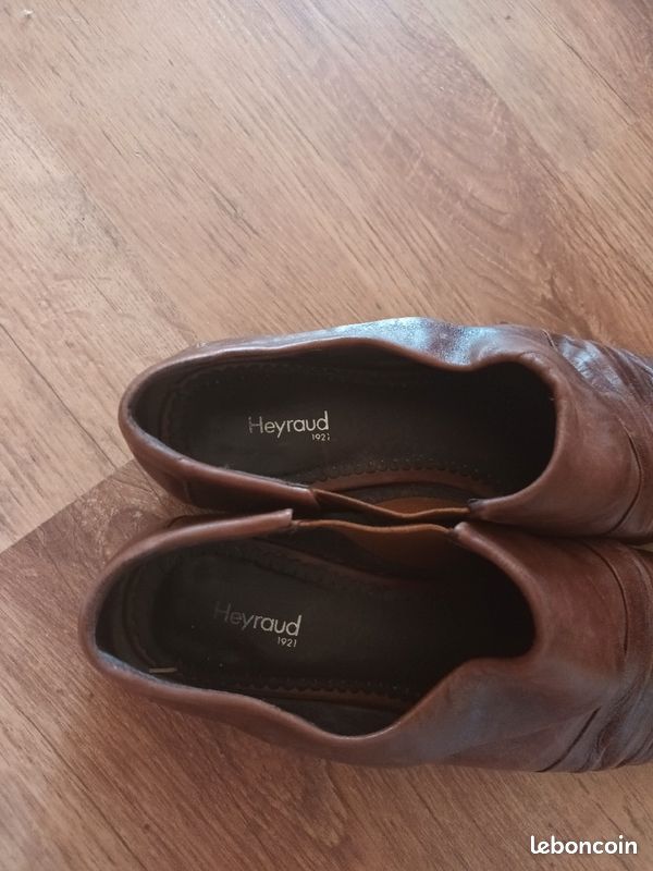Chaussure heyraud taille 40 brune (image 3)