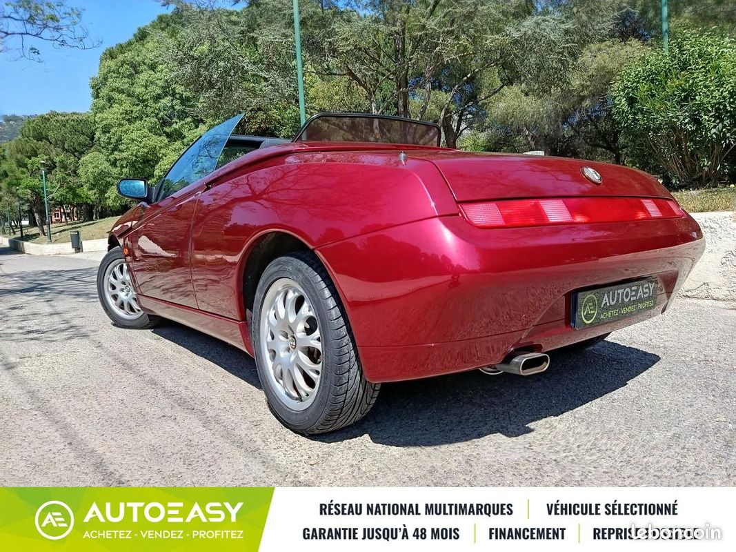 Alfa Romeo SPIDER GTV - 1.8 TS 16v 144 CH - 20.700 km réels - Origine France (image 4)
