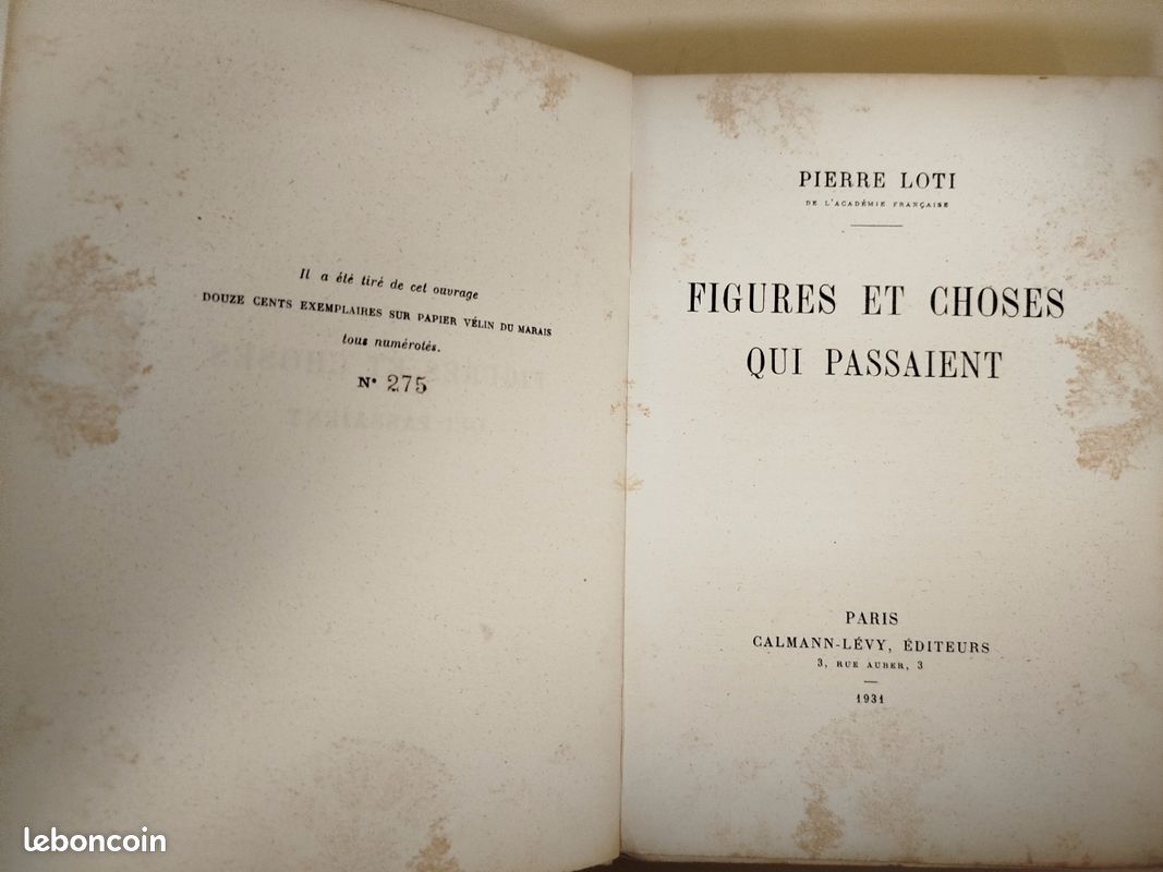 Loti, figures choisies qui passaient ( EO numérotée) (image 3)