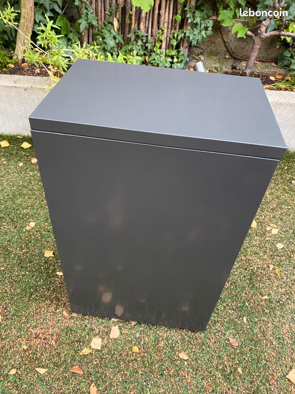 Meuble gris à tiroirs en métal Ikea (image 2)
