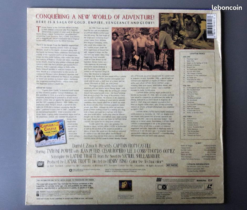 Laser disc captain from castile (image 2)