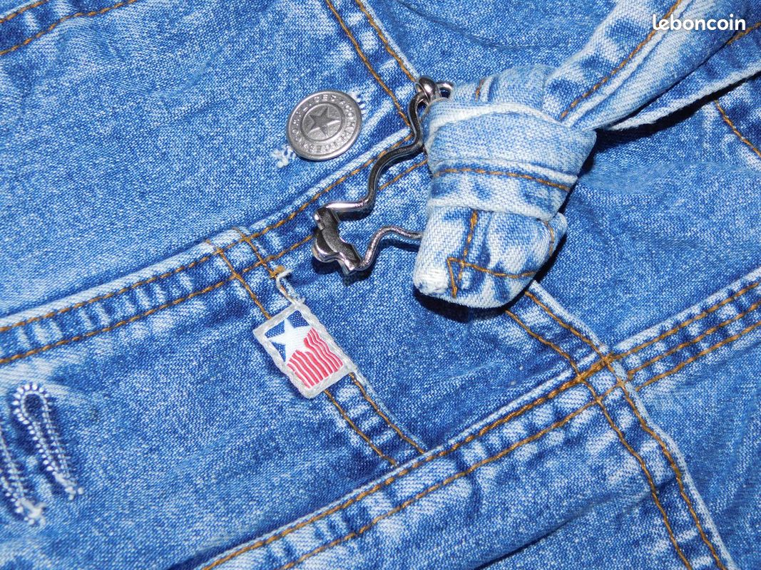 Salopette en jeans vintage complices t 42 (image 3)