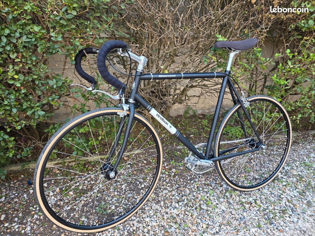 Cintre Vélo Piste Pista En Alliage Vintage - Largeur 420 Mm, Diamètre 7/8 - Occasion Italie