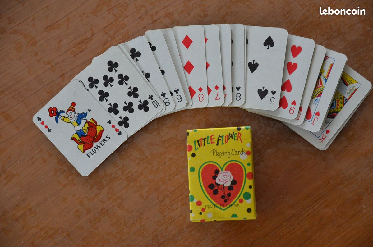 Lot de 7 jeux de cartes publicitaire - Jeux & Jouets