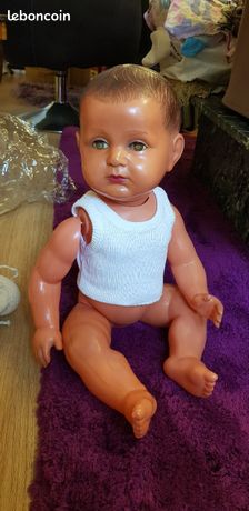 Grand Baigneur PAT De SNF En NOVOID - 55 Cm - Bon état Vintage
