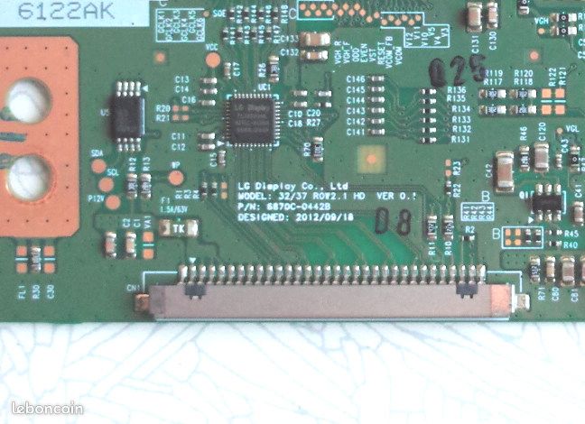 CARTE T-CON modèle 6870C-0442B for TV PHILIPS 32PHH4100 (image 2)