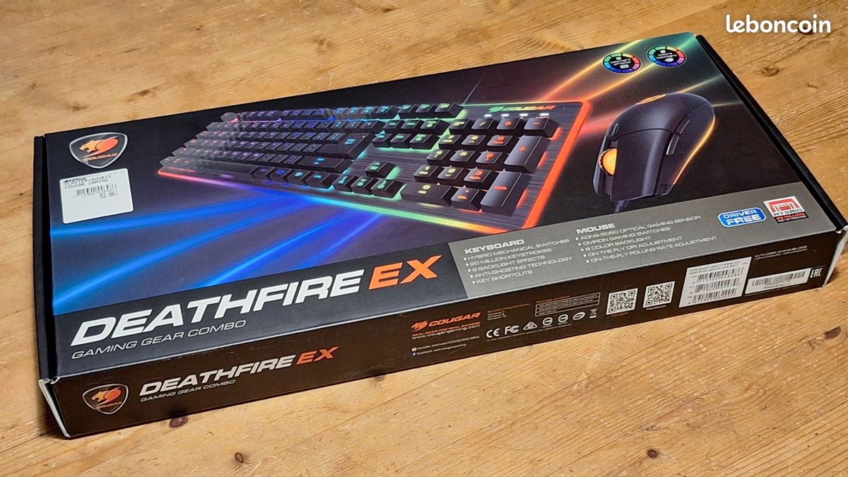 Clavier + Souris Gamer Deathfire EX Neuf (image 1)