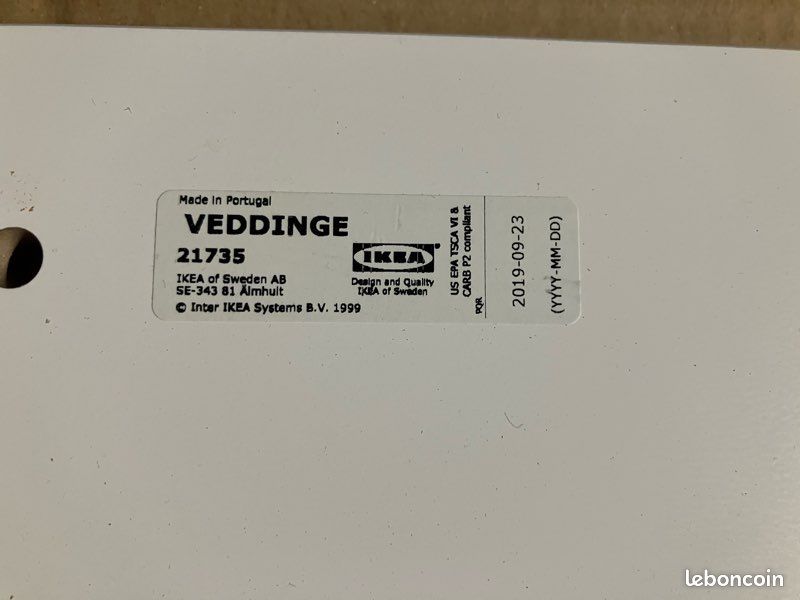 Porte placard ikea veddinge 40x60 (image 3)