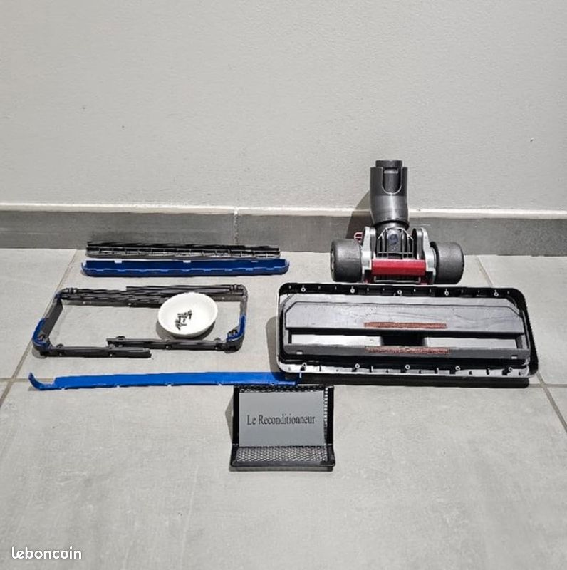 Brosse double position CARRELAGE / PARQUET / rouge et GRISE aspirateur Dyson balais Tête embout Traîneau DC22 / DC23 / DC26 / DC29 / DC28c / DC32 / DC33 / DC37 / DC38 / DC39 / DC52 / DC53 / DC54 / 4 (image 3)
