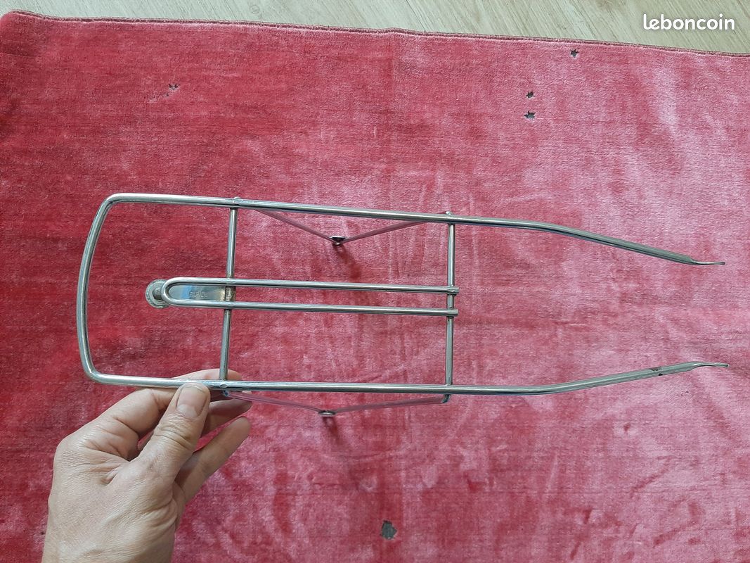 Porte bagage F.Fiol vélo ancien randonneur vintage D09