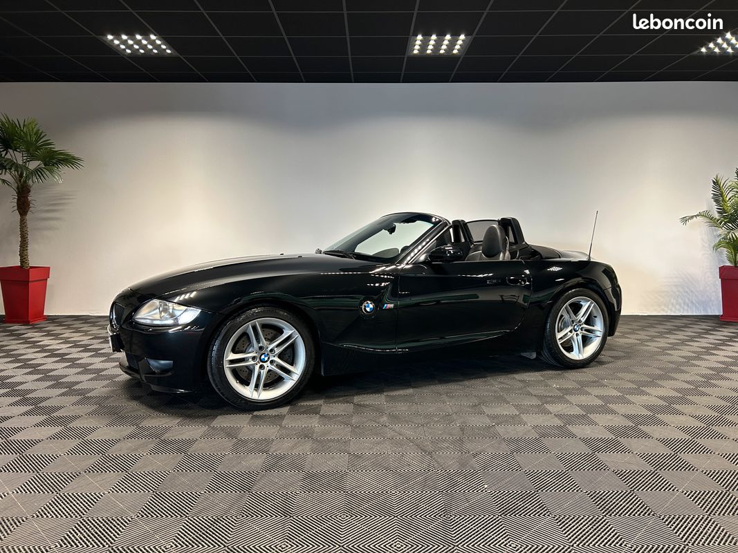 BMW Z4 M Roadster E85 3,2L 343ch BVM6 + 4 PNEUS NEUFS + NOIR SAPHIR + SELLERIE CUIR ÉLECTRIQUE ET CHAUFFANT + REGULATEUR DE VITESSE (image 1)