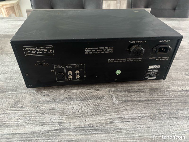 Lecteur cassettes Pioneer CT-506 vintage - Photo, audio & vidéo