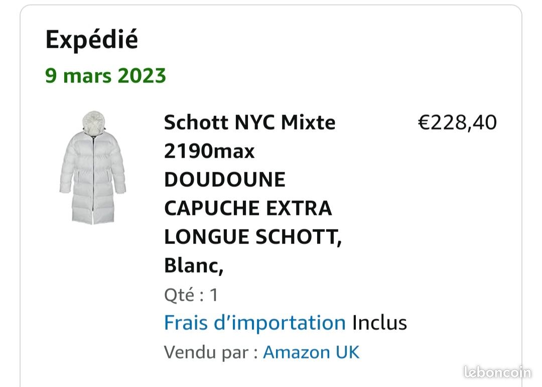 Doudoune SCHOTT NYC Mixte - Style Urbain - Capuche Fixe - Poches Multiples - Nylon/coton