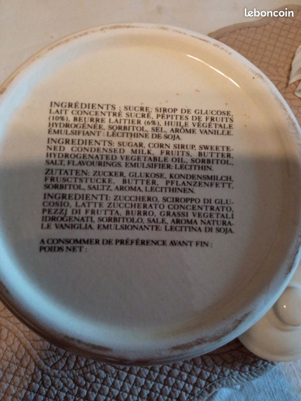 Ancien pot en faïence pour biscuit ou confiserie (image 5)
