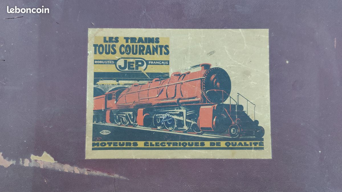Train Mécanique Ancien JEP N°2 - Années 30/40 - Tôle - Remontage à Clé