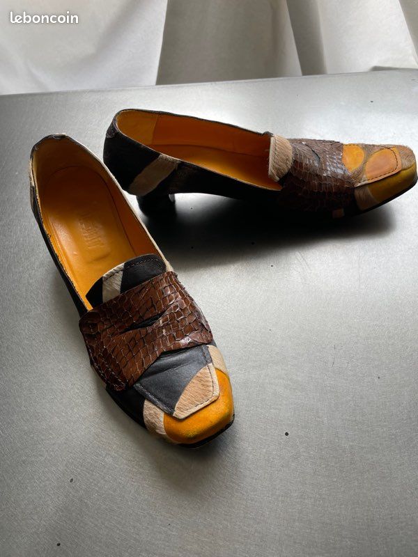 Exceptionnel : talons bobines croco et poulain (image 2)