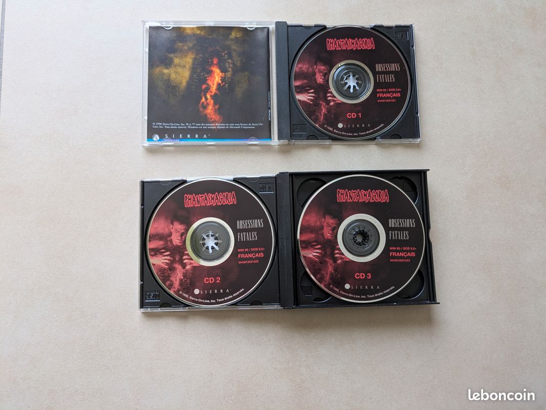Jeu vidéo PC CD-Rom big box Phantasmagoria : obsessions fatales VF intégrale très bon état (image 5)