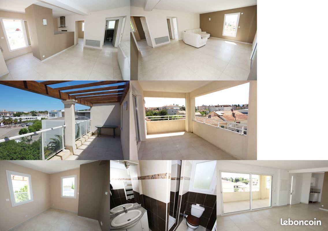 Appartement 3 pièces 56 m² · à Saint-Raphaël · 56 m² · 1 190 €/mois
