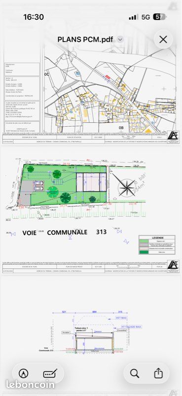Terrain constructible · à Parville · 65 000 €