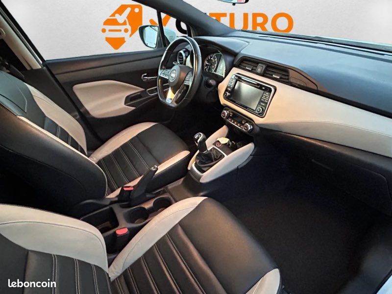 đNISSAN Micra 1.5 dCI 90 cv Tekna,SiĂšge cuir,GPS,Bluetooth,Excellent Ă©tat,âïžGARANTIE 1 AN (image 9)