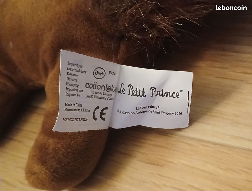 Doudou Renard Le Petit Prince Équipement bébé