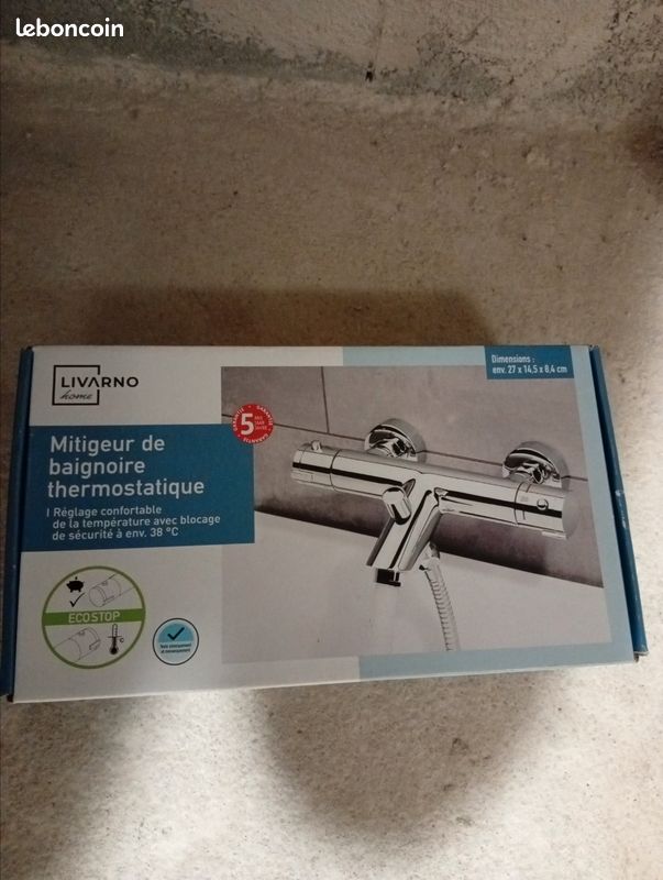 Mitigeur baignoire thermostatique Livarno (image 1)