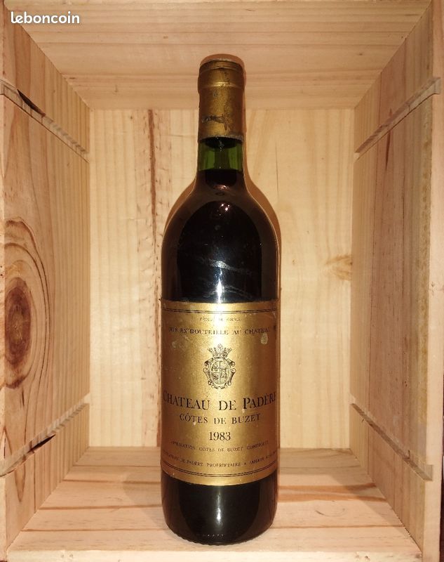Bouteille de vin. Côtes de Buzet 1983 (image 1)