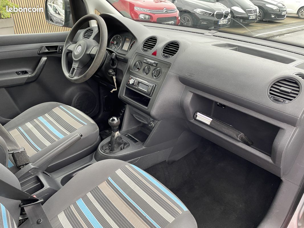 Volkswagen caddy 1.6 tdi 75cv life 5 places garantie 3/12 mois 2011 (image 8)