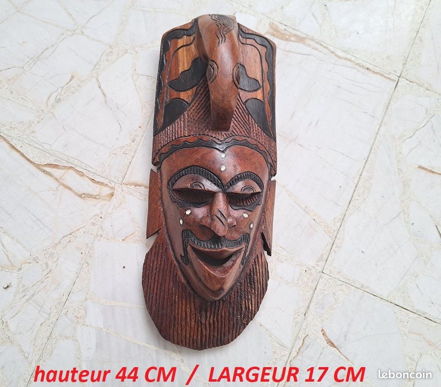 Lot de 2 masque africain couple (image 2)