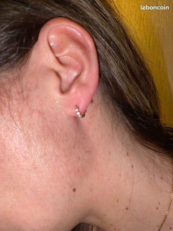 Boucles d’oreilles Minis créoles (image 9)