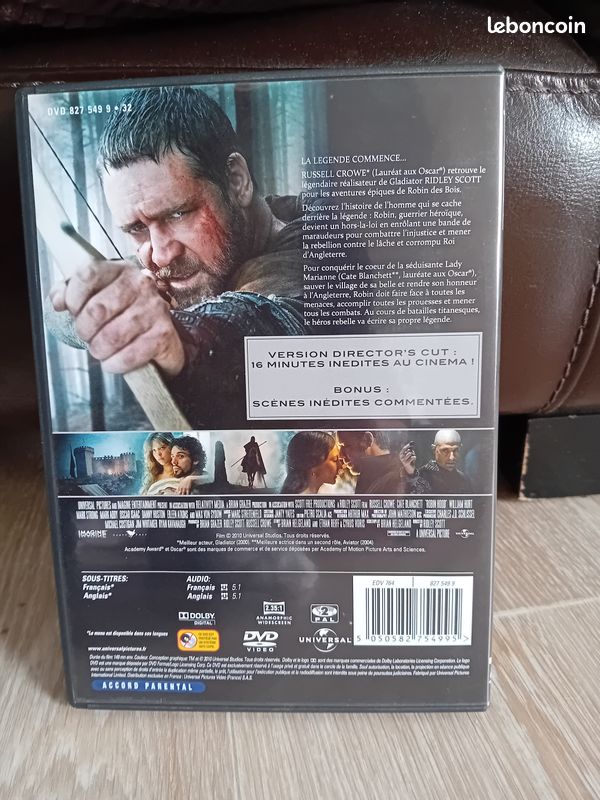 DVD Robin des Bois director's cut/version longue neuf (image 4)