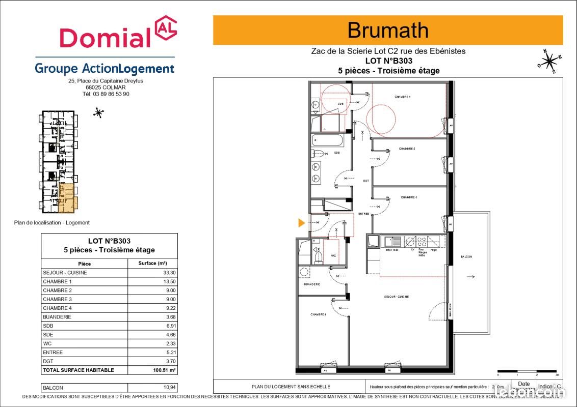 Appartement 5 pièces 100 m² (image 6)