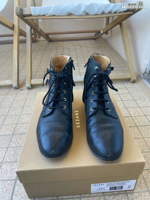 Sézane bottines Low Solene - Chaussures
