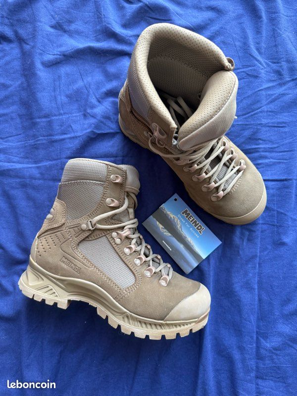 Chaussures Randonnée Meindl Femme – Trekking Outdoor, Beige, Taille 38 (UK 5)