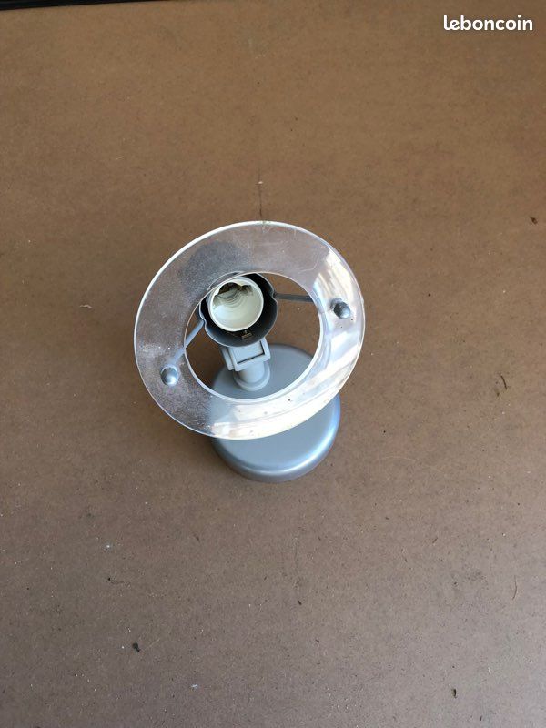 Spot applique gris douille E 14 conforama (image 2)