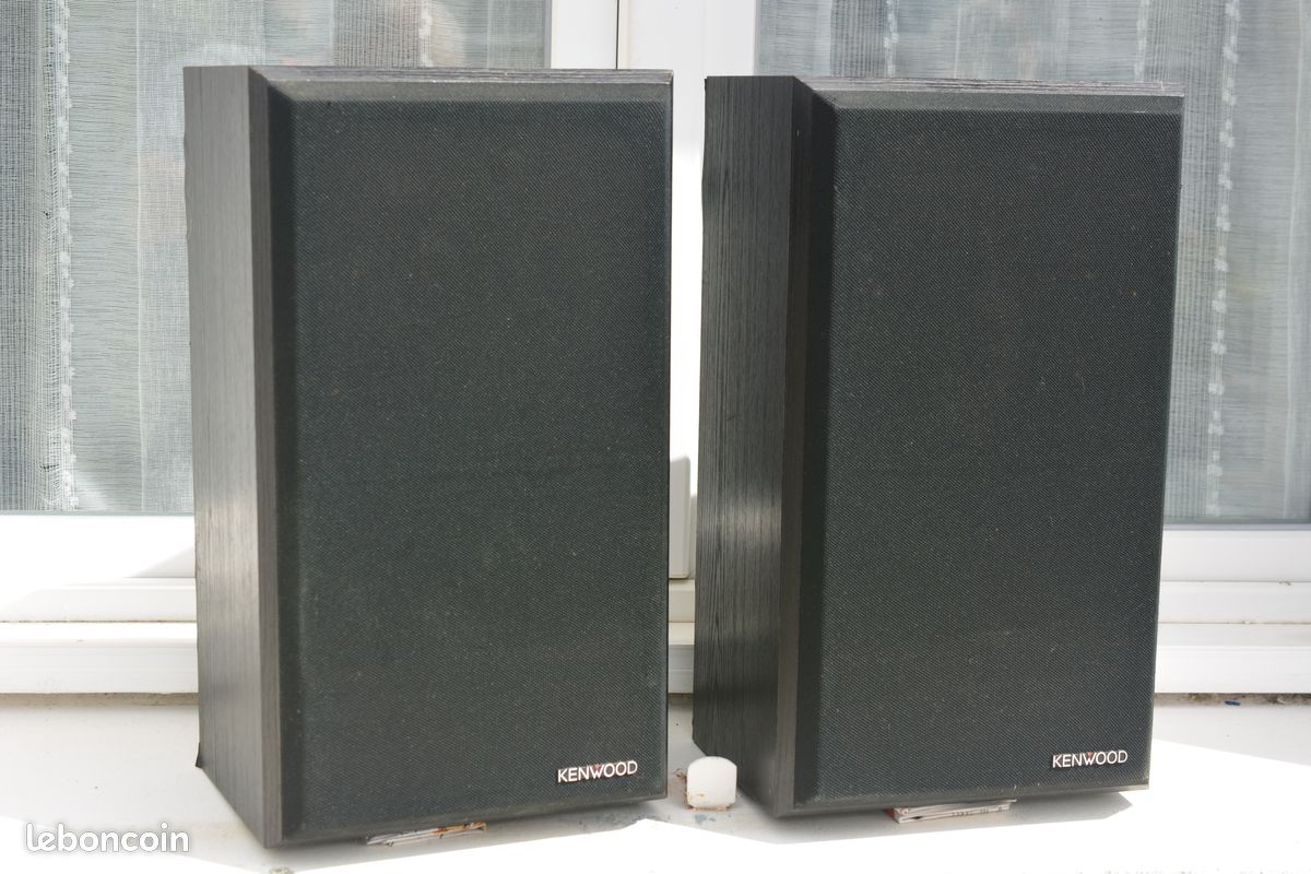 Paire d’enceintes Kenwood LS-43 – 3 voies – Son chaleureux et musical – Testées (image 2)