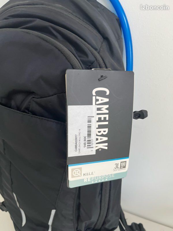 Sac à Dos Camelbak M.U.L.E. Orange/gris/noir, Petite Taille, Sans Vessie