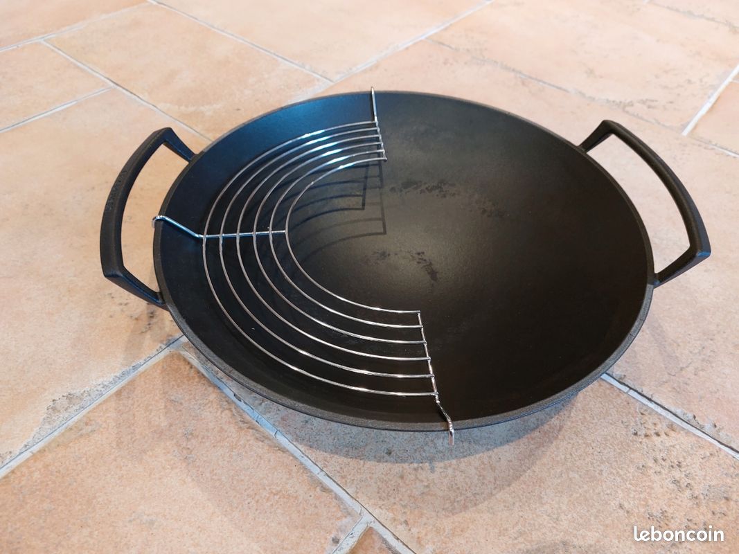 Le Creuset La Fonte émaillée wok 32cm, 3,8L rood | Voordelig kopen bij