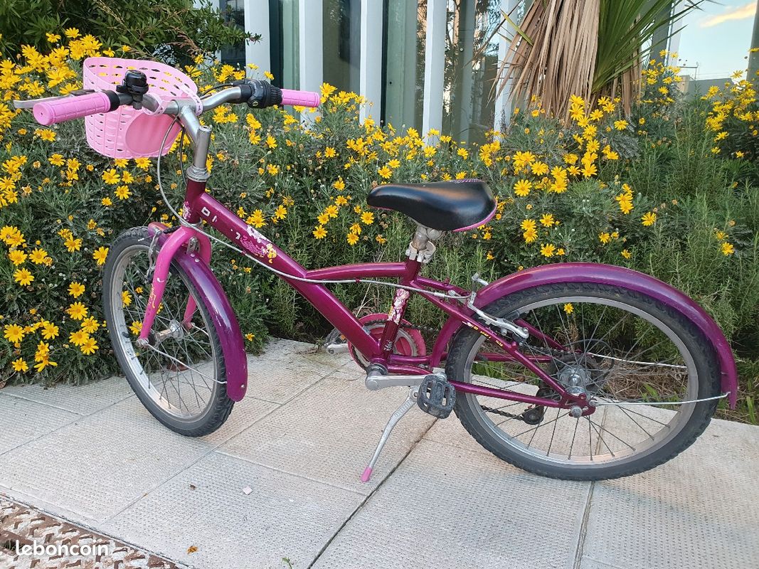 Vélo Enfant 20 Pouces 6 Vitesses - Avec Lumière, Rose, Pour Fille 140-150cm