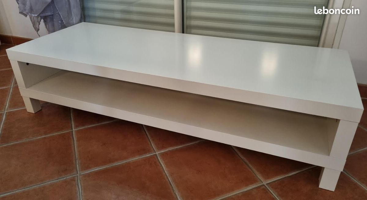 Meuble télé IKEA - blanc (image 1)