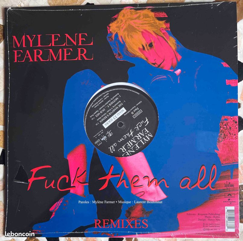 â„đŒ Maxi 45t đ«đ· MylĂšne Farmer (Fuck Them All) Remixes â· 2005 eo (image 2)