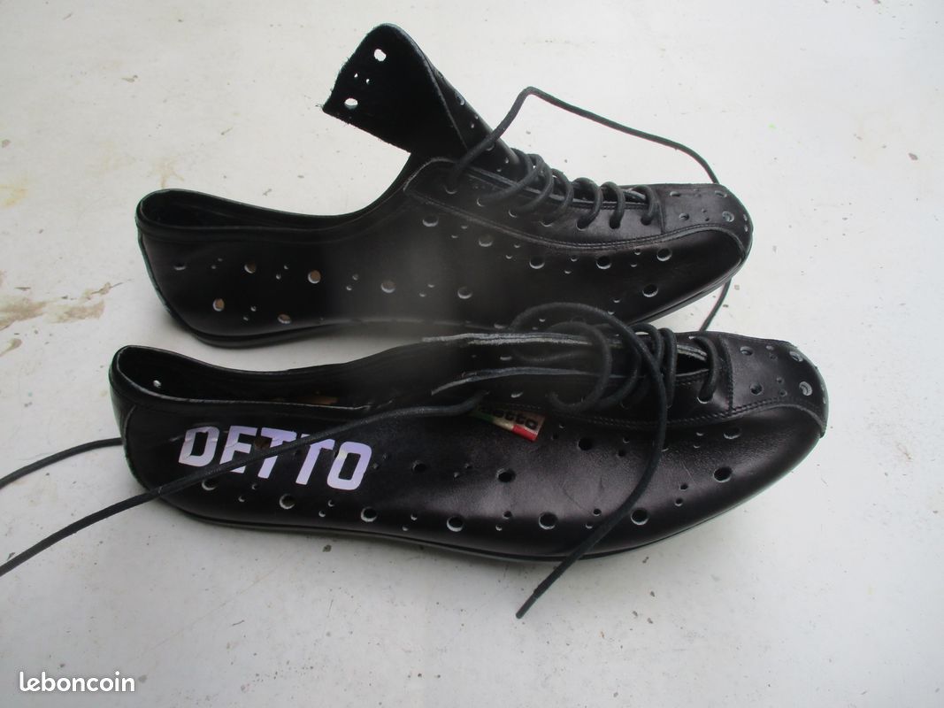 VINTAGE DETTO PIETRO CYCLING SHOES, 38, MADE IN ITALY, 70'S, NEW