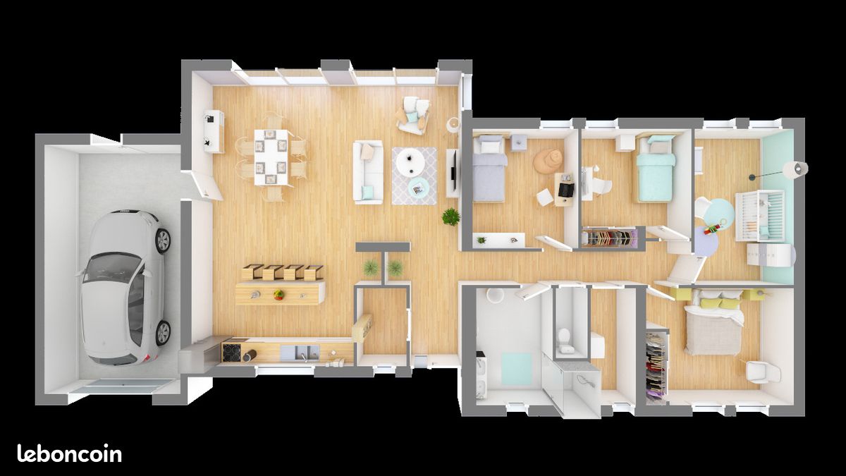Maison 4 pièces 95 m² - Villedoux 17230 (image principale 3)