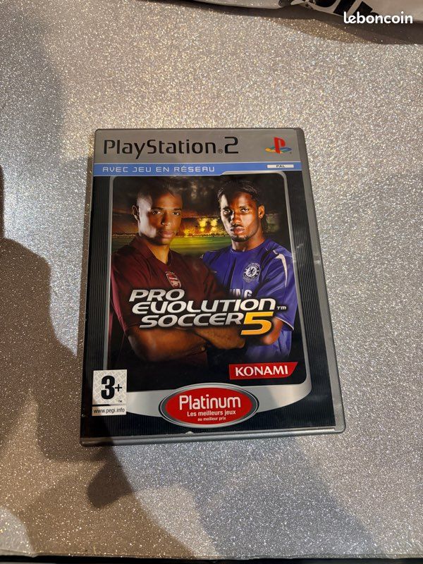 Jeu PS2 Pro Evolution Soccer 5 - Version Platinium, Bon état, Compatible PS2/PS5