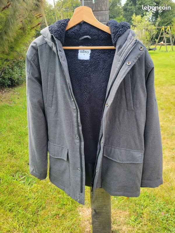 Manteau gris hiver neuf 16 ans (image 3)