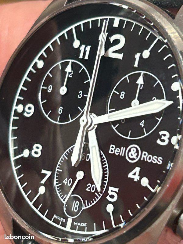 Bell & ross 120 black chrono (image 1)