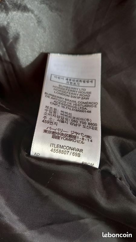 Doudoune Burberry noire taille M (image 8)