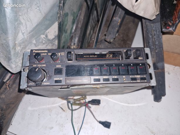 Pack stéréo FM Panasonic vintage CJ-951UE pour lecteur 8 pistes